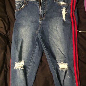 low wasted jeans